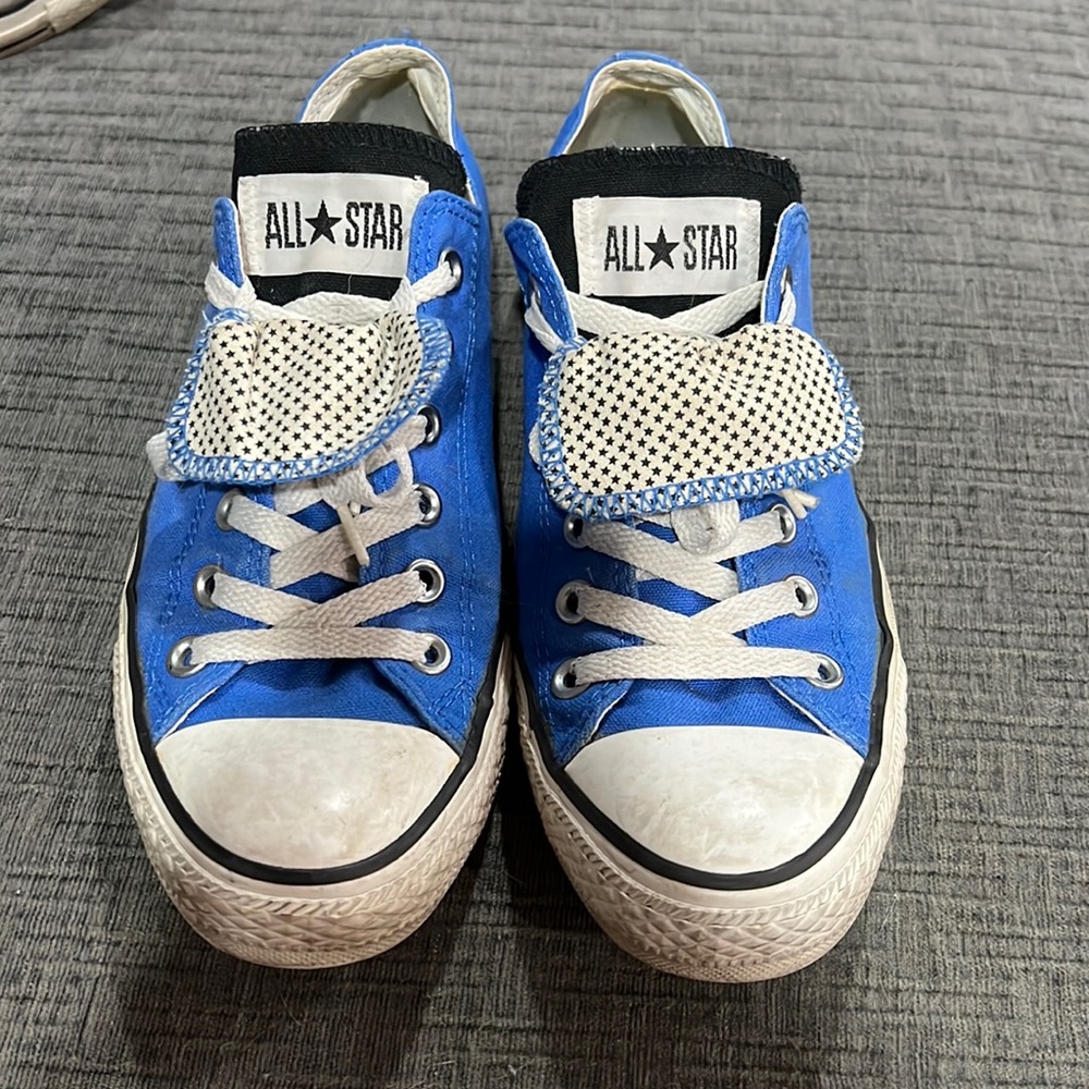 Converse all star - royal blue with star tongue